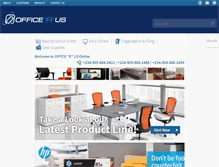 Tablet Screenshot of office-r-us.com
